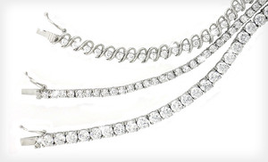 Cubic Zirconia Tennis Bracelets